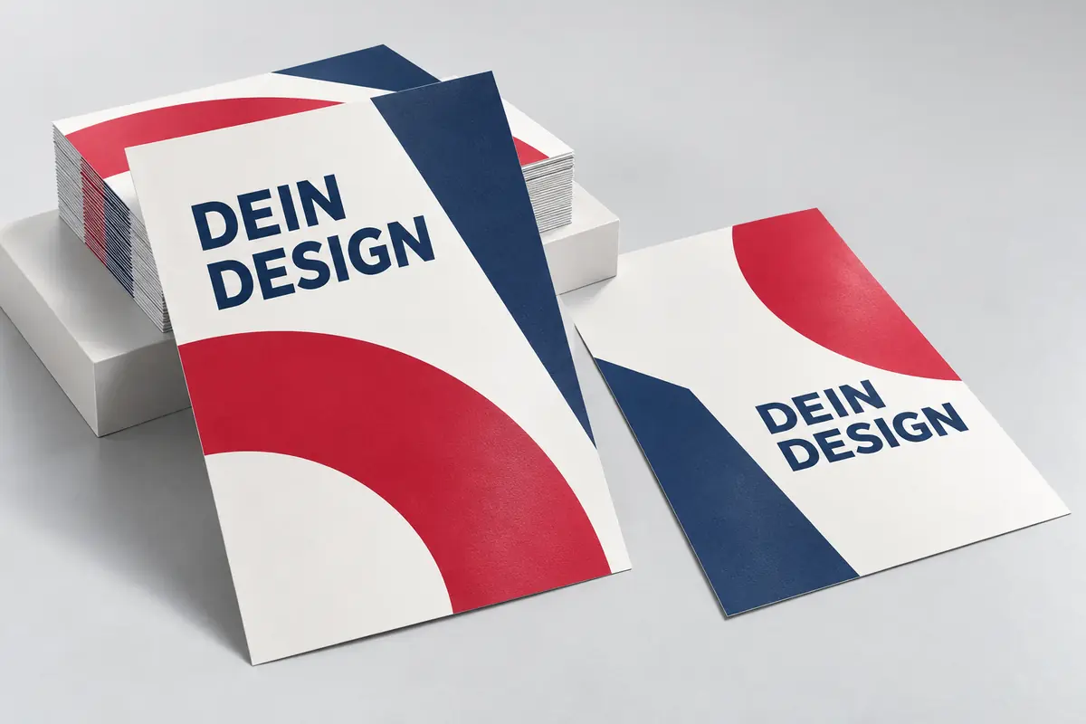 Flyer & Papierplakate gestalten – Gestaltungsbeispiel