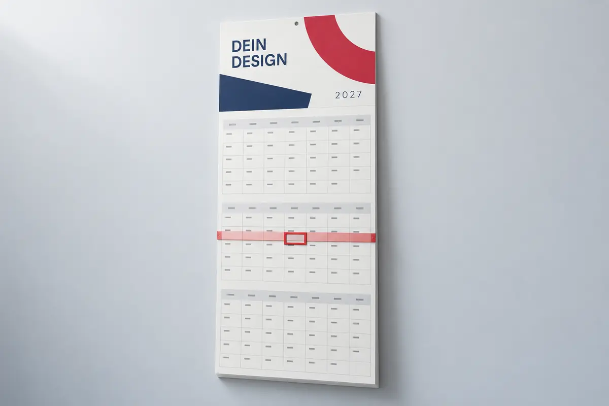 3-Monatskalender Einblock – 2027 – Gestaltungsbeispiel